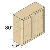Wall Cabinet (30″ H x 12″ D)