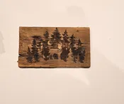 Deer in the woods Sign