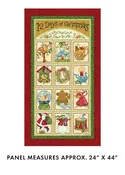 12 Days of Christmas Panel 24" by Nancy Halverson for Benartex