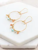 gemstone medley earrings — Amy Olson Jewelry