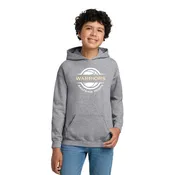Arapahoe Boys Basketball-Gildan Youth Unisex Heavy Blend Fleece Pullover Hoodie - Sport Gray - 18500B