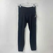 ATHLETA Black Solid Size X-SMALL Leggings