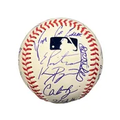 Rays 2025 Spring Breakout Team Signed Autographed Official MLB Baseball