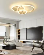 Aluminum Ring Round Ceiling Lamp