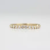 The Carly Wedding Band in Yellow Gold