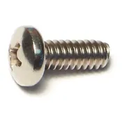 10-24 X 1/2 Stainless Steel Phillips Pan Head Machine Screws - 18-8 Coarse Thread