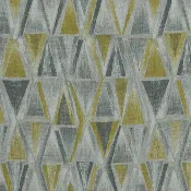 Adamaris Diamond Yellow & Grey Fabric | 100% Poly, 54" Wide