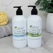 2 in 1 Body Wash & Bubble Bath - Choice of Scent, 12 oz