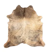 Brown & Black Brindle Cowhide Rug