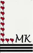 6.25" x 10" MK Heart Self Sealing Bags