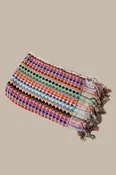 Glide Turkish Terry Towel - Pom Pom, Multi