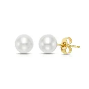 5-6mm Pearl Studs — Stucchi Jewelers
