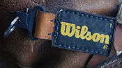Baseball Glove Leather Key Fob