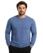 Heather Unisex Long Sleve Crew Neck - LS3401CVC