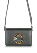 Anna Convertible Crossbody, Dark Green Leather, Jasper