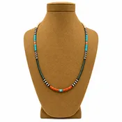 Gerard & Mary Calabaza Multicolor Heishi 20" Necklace