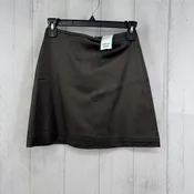 0 satin feel mini skirt