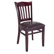 Darlington 20'' H Faux Leather Upholstered Beech Side Chair (Set of 2) — Beechwood Mountain