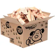 ValueBull Beef Cheek Slice Dog Chews, Thick 4-6 Inch, 240 Count Bulk Pack