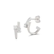 Diamond Cori Hoops