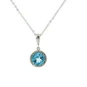 10K White Gold 1.228ct Round B