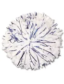 10" Plastic w/ Glitter Pom