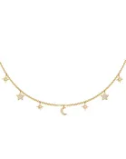 Constellation Necklace White Topaz