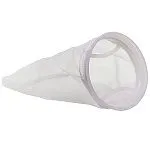 7"x16" 100 micron NYLON MESH Pre-Filter Bag with Vinyl Flange