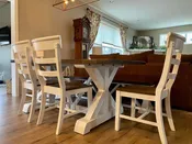 Craftsman Knotty Alder | Minnesota Farmhouse Custom Dining Tables and Furniture