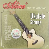 Alice Ukulele Strings AU04 - Set 4 Clear Nylon Strings