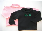 Monogram Cotton Roll Neck Sweater — MOSTLY MONOGRAMS