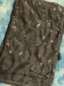Black Sequins Saree 8164