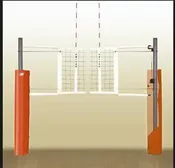 Complete and Elite Aluminum Indoor Volleyball System
