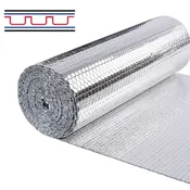 16 in. x 25 ft. Bubble Aluminum Foil Reflective Insulation