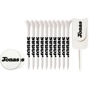 10 Pack of 2-3/4'' Performance Tees with Ball Markers and Divot Tool