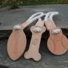 All Natural Leather BIG Tug Toy USA Made - Football