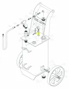 Form Oil Sprayer Part - 1/4'' Close Nipple - Part #17
