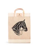 Apolis x Stick & Ball Equestrian Market Bag | Natural Jute | Stick & Ball