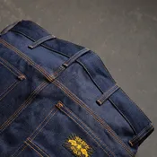 Die Hard Double Knee Straight Leg - 12.5oz WWII Blue Selvage Denim Jean