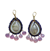 AMAZING Hand Wire Wrapped Chandelier Earrings