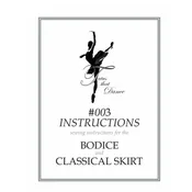 #003 CLASSICAL TUTU SKIRT AND BODICE INSTRUCTIONS