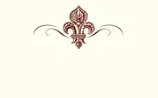 Baroque Fleur de Lys Place Cards