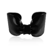 Black Candy Ribbon Cuff Bracelet