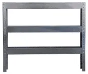 3 Tier Stainless Steel Shelf: 24 Gal Capacity