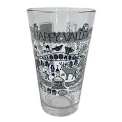 16 oz Julia Gash Clear Pint Glass