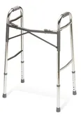 Adult Heavy-Duty Two-Button Folding Walkers,Standard