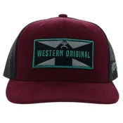 2229T-MABK - Hooey "Holley" Maroon/Black Snapback Hat