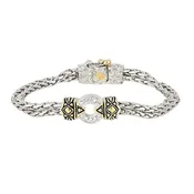 Antiqua Collection - Pavé One Circle Bracelet