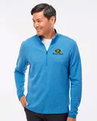 Adidas – 3-Stripes Quarter-Zip Sweater
