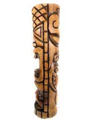 360 Degrees Carving Tiki Statue 40 inch - Burnt Accents | #lbj3061100b